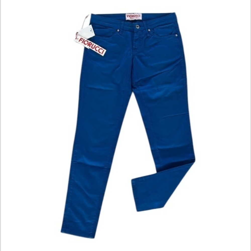 Fiorucci royal blue skinny jeans size 25